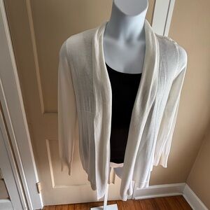 Liz Claiborne Light Weight White Women's Summer Sweater
